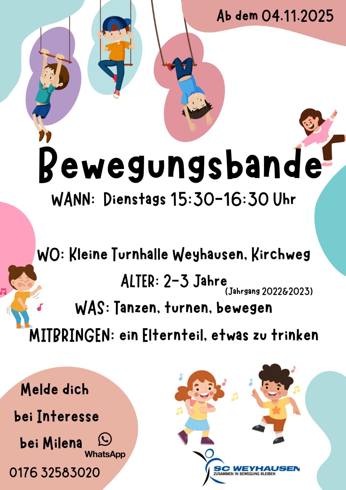 NEU! Bewegungsbande mit Milena